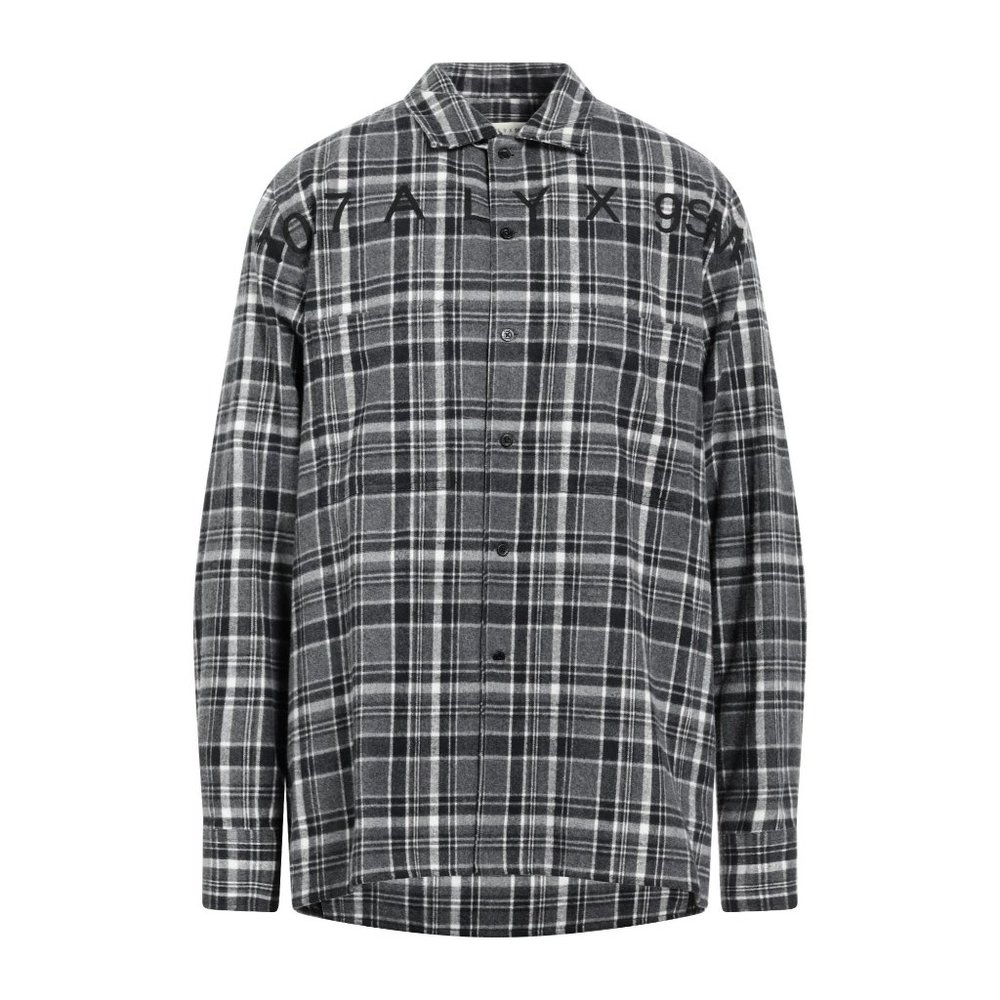 1017 ALYX 9SM Plaid Logo Flannel Shirt (50)